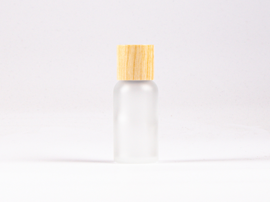 Glasflasche-mit-Schraubverschluss-Tropfmontur-Bambus